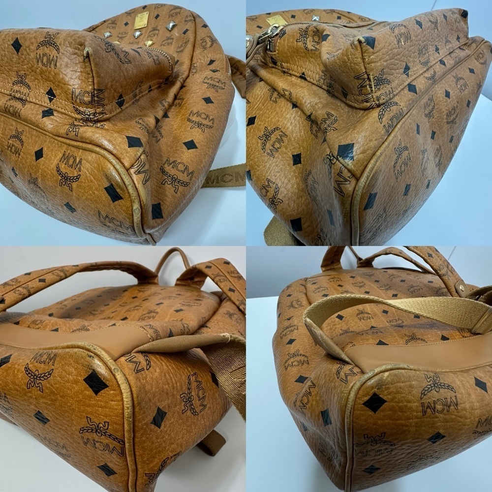 Authentic Mcm Stark Studded Backpack View 4